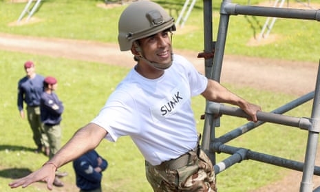 RISHI SUNAK  visiting the Infantry Training Centre at Catterick Garrison in 2021