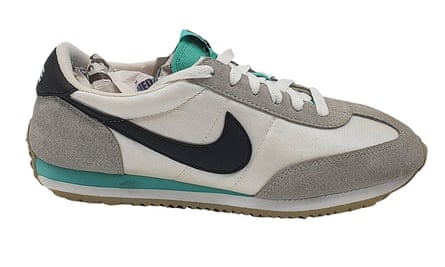Grey and turquoise, £39 by Nike from vintagetrainers.co.uk THRIFT