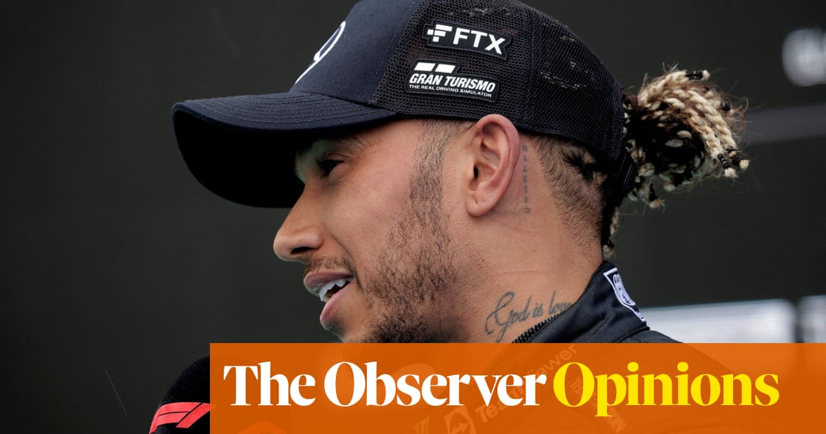 Lewis Hamilton, the world’s fastest driver, is right, motoring’s no fun any more