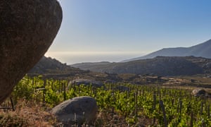 The boulder-strewn Domaine de Kalathas.