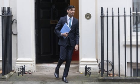 Rishi Sunak on his way to unveil Wednesday’s spending review.