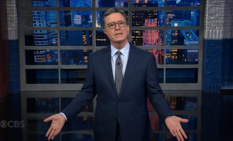 Stephen Colbert on Jimmy Kimmel: ‘I’m glad Kimmel’s back. He’s a wonderful fella.’