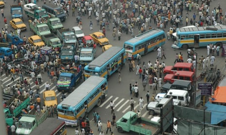 Traffic jam in Kolkata