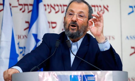 Former Israeli prime minister Ehud Barak.