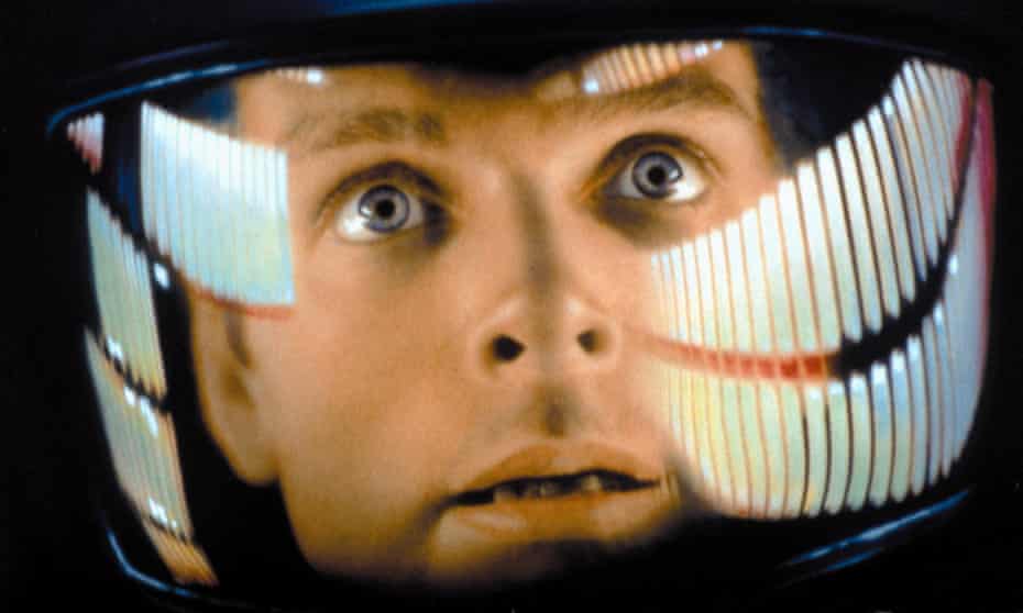 Keir Dullea, playing astronaut David Bowman, in 2001: A Space Odyssey. 