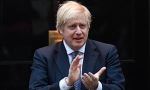 Boris Johnson ‘claps for carers’