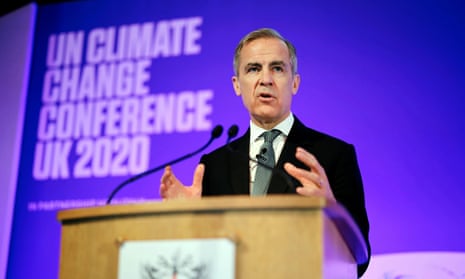 Mark Carney spoke about the private finance agenda at the 2020 UN Climate Change Conference in London in February. 