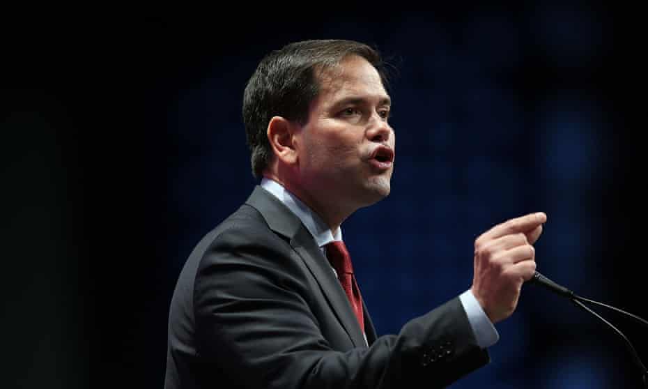 Republican Candidates Speak At Sunshine Summit In Orlando<br>ORLANDO, FL - NOVEMBER 13: Republican presidential candidate Sen. Marco Rubio (R-FL) speaks during the Sunshine Summit conference being held at the Rosen Shingle Creek on November 13, 2015 in Orlando, Florida. The summit brought Republican presidential candidates in front of the Republican voters. (Photo by Joe Raedle/Getty Images)