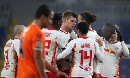 Alexander Sørloth celebrates his late winner.