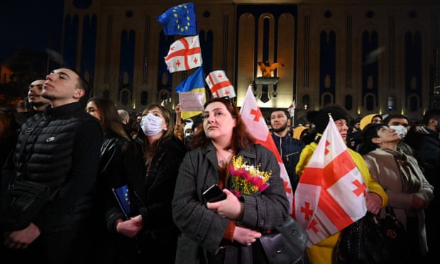 Why did protesters in Georgia oppose the 'Russian law' bill? | Georgia | The Guardian
