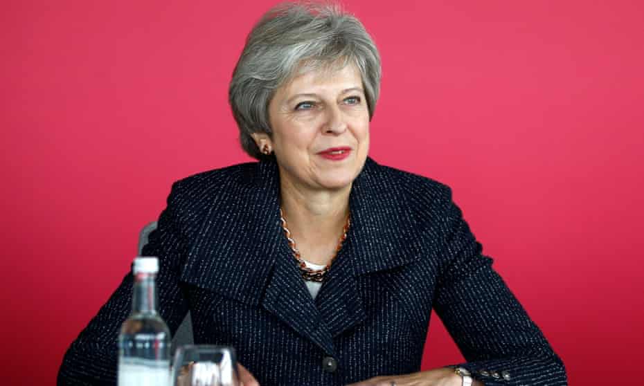Theresa May has been receiving abusive comments in the Commons.