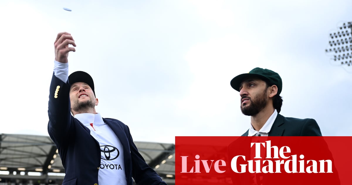 England v Pakistan: first men’s cricket Test, day one – live