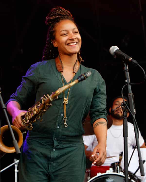 Nubya Garcia performs at End of the Road festival, Salisbury, 31 August 2019.