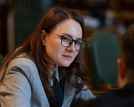 Ukraine's prime minister Yuliia Svyrydenko.