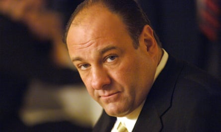 James Gandolfini as Tony Soprano.