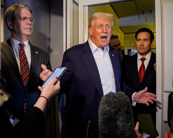 Trump says he would be allowed to run for third term as vice-president – video