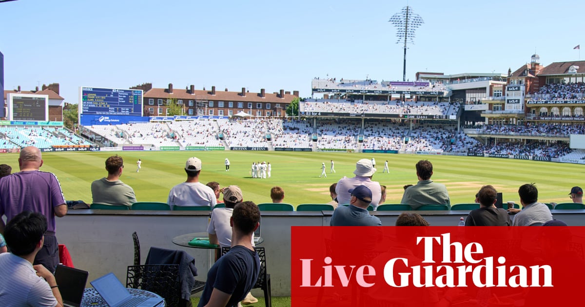 Surrey bolster Oval security, Somerset v Yorkshire, and more: county cricket, day one – live