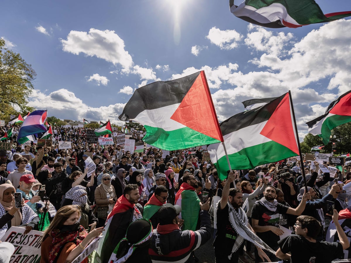 The Palestine exception': why pro-Palestinian voices are suppressed in the US | Israel-Gaza war | The Guardian