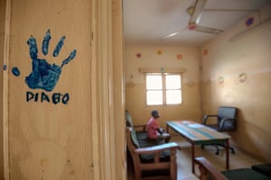 child in a slavery rescue centre