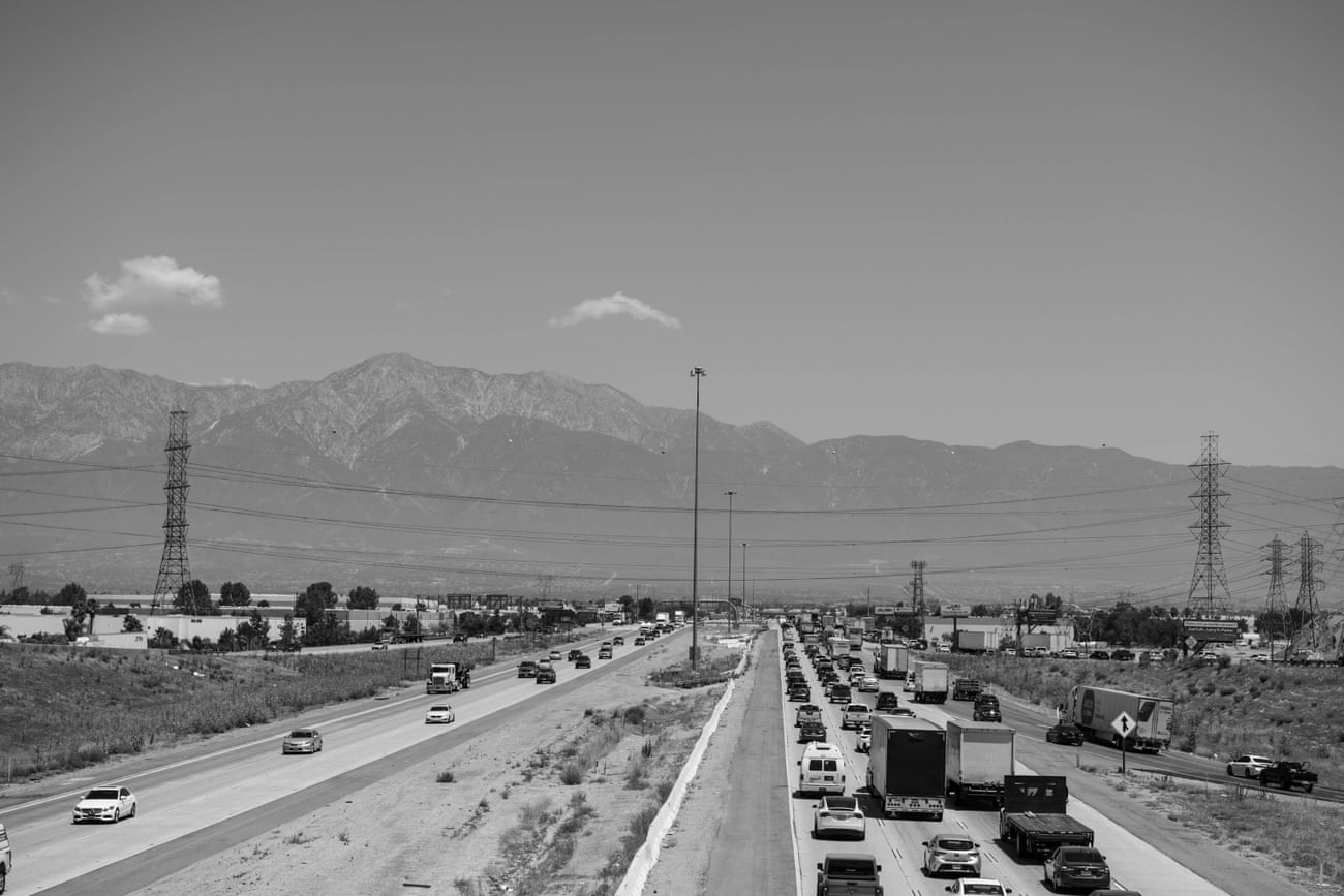 trucks on freeway