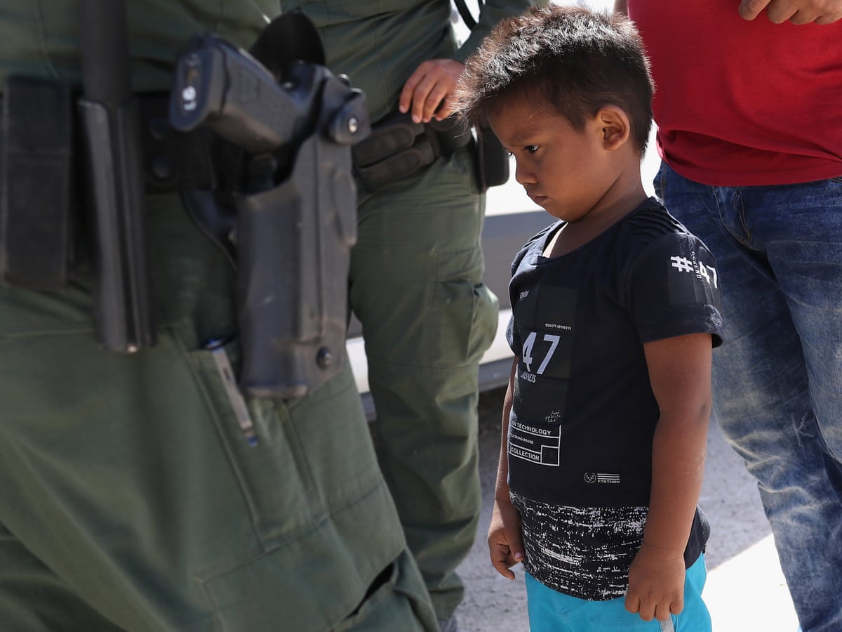 Separation at the border: children wait cages at south Texas | US immigration | The Guardian