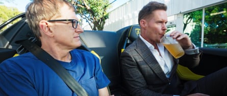 Louis Theroux and Justin Waller