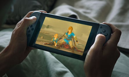 A still the Nintendo Switch Super Bowl 51 commercial.