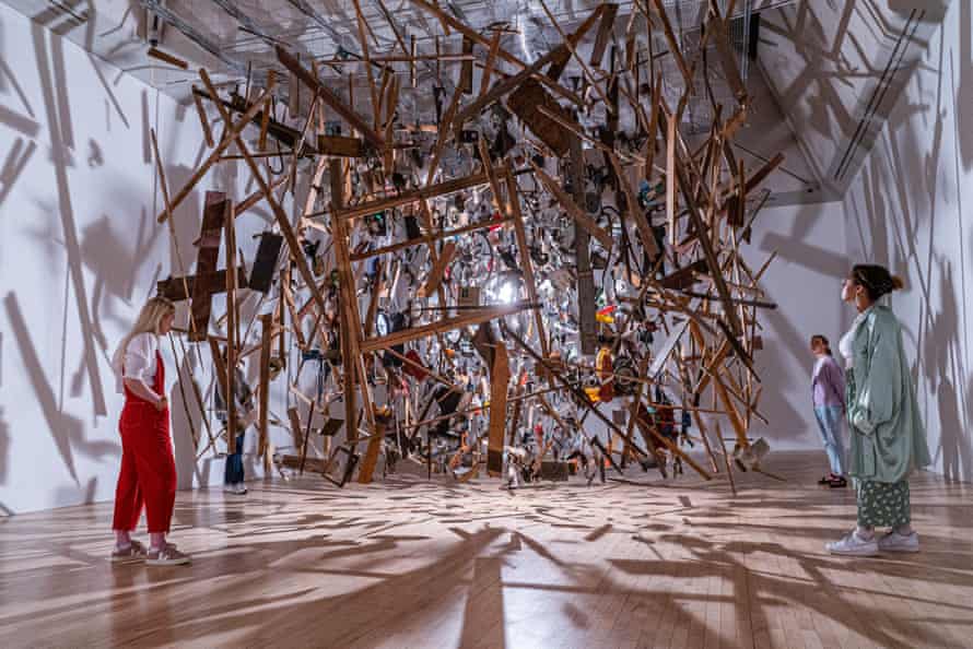 Cold Dark Matter: An Exploded View, 1999 by Cornelia Parker at Tate Britain.