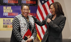 Marcia Fudge and Kamala Harris