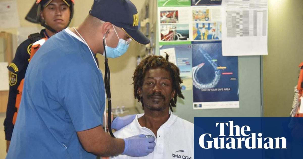 Sailor rescued by Colombian navy after 24 days adrift survived eating stock cubes – The Guardian