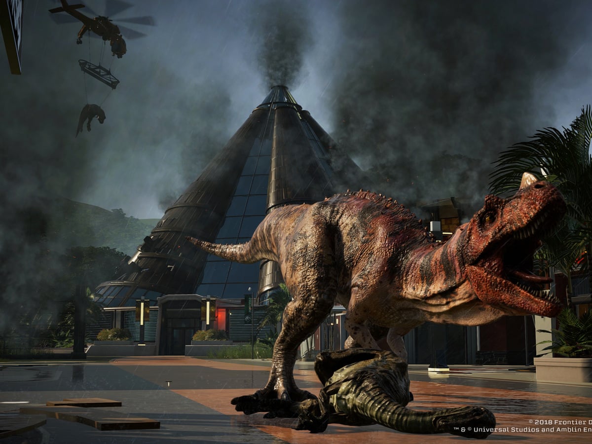 Jurassic World Evolution Review Fun Once The Chaos Begins Games The Guardian