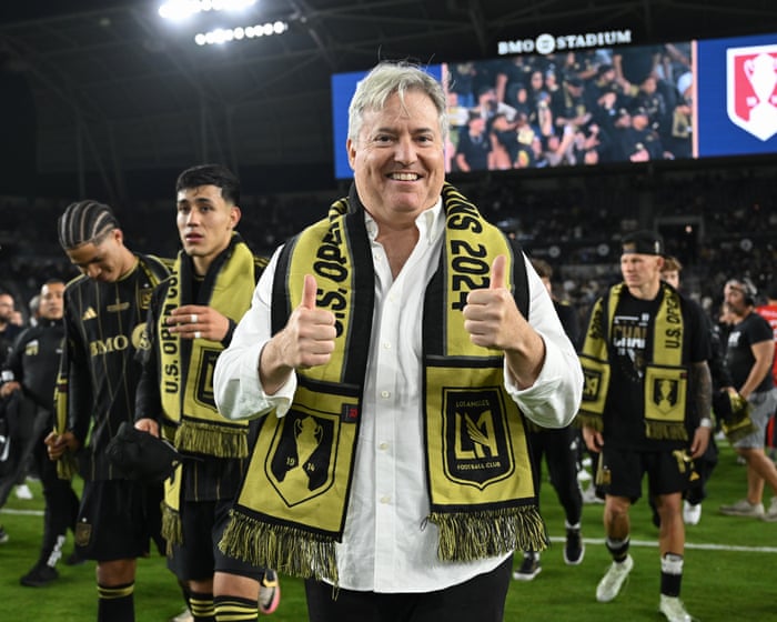 LAFC co-managing owner Larry Berg voted as next MLS commissioner — image supplied by The Guardian US's feed