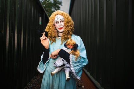 a performer behind the scenes at PrimEvil