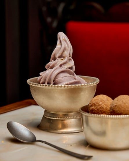 DakaDaka’s saperavi nakini (red wine ice-cream).