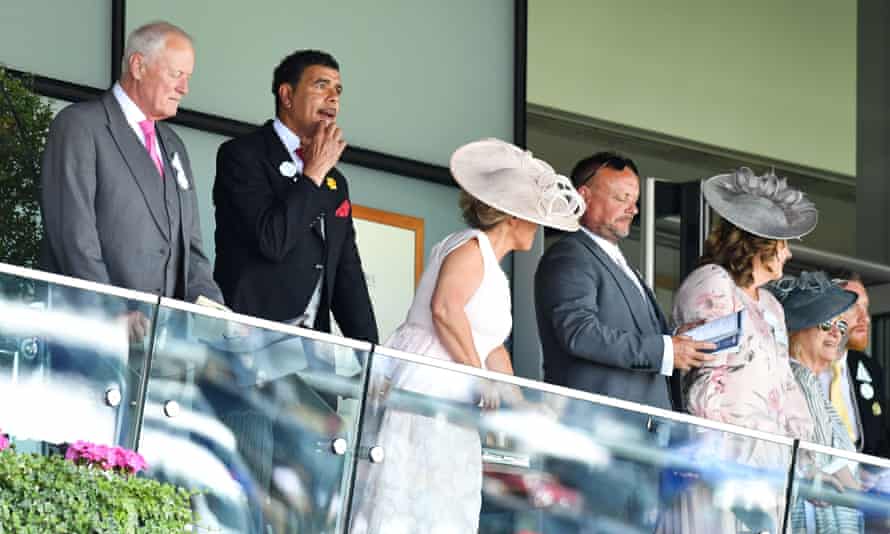 Chris Kamara at Royal Ascot.