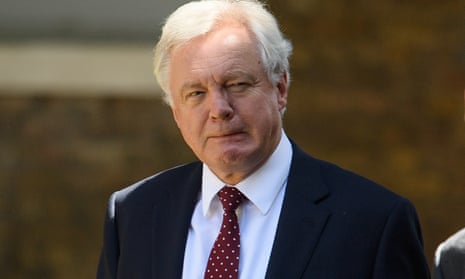 David Davis at Downing Street