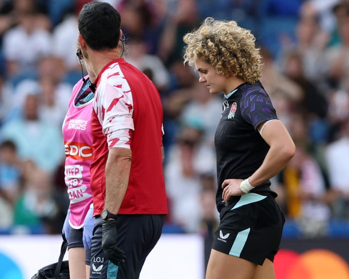 Ellie Kildunne ruled out of England’s Rugby World Cup quarter-final after head injury