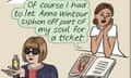 Edith Pritchett cartoon on celebrities' secrets