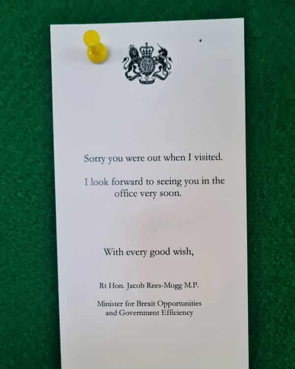 Jacob Rees-Mogg’s note for civil servants.