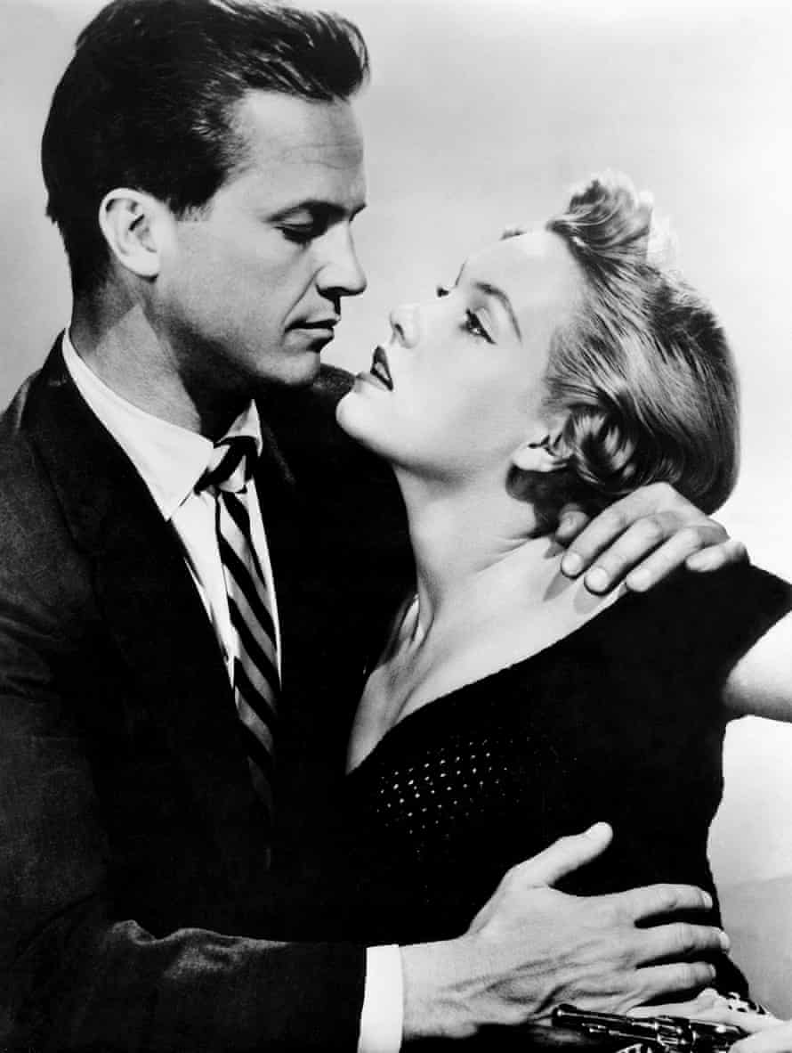Ralph Meeker and Marian Carr in Kiss Me Deadly, 1955, directed by Robert Aldrich