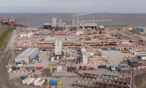 Hinkley Point C nuclear power station under construction
