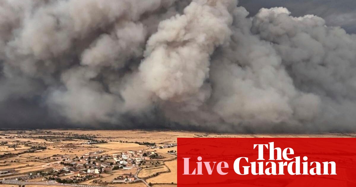 Three die in Spain as extreme temperatures grip Europe – live updates | World news Three die in Spain as extreme temperatures grip Europe – live updates | World news