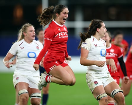 Taylor Perry celebrates as Canada defeat England at BMO Field in Toronto