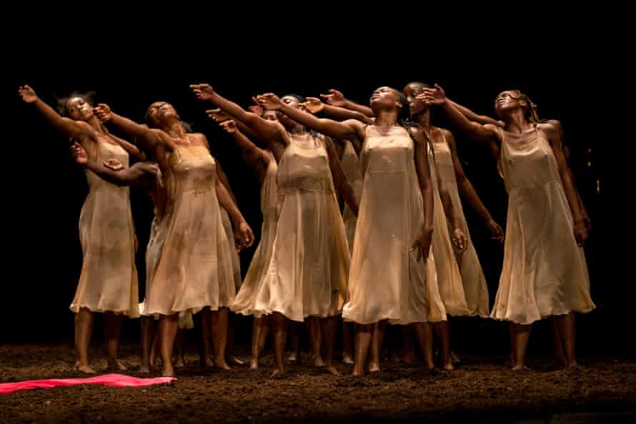 Dancers from all over Africa in Pina Bausch's interpretation of Stravinsky's Rite of Spring