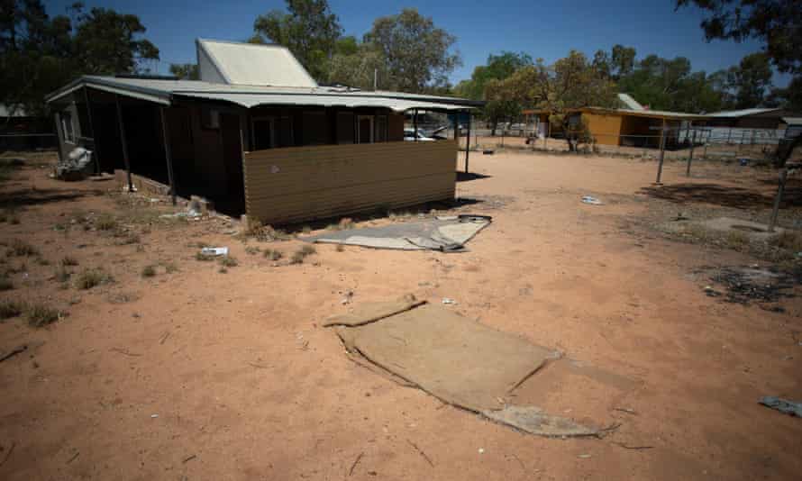 A vacant house at Mount Nancy Town Camp in Alice Springs. 