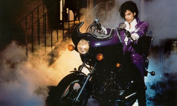The singer Prince in the 1984 film, Purple Rain, directed by Albert Magnoli.