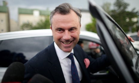 Norbert Hofer, candidate of the FPÖ in Sunday’s elections.
