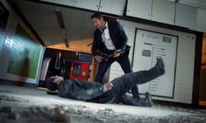 Gerard Butler as Mike Banning in London Has Fallen.