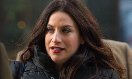 Luciana Berger arrives at the Old Bailey.