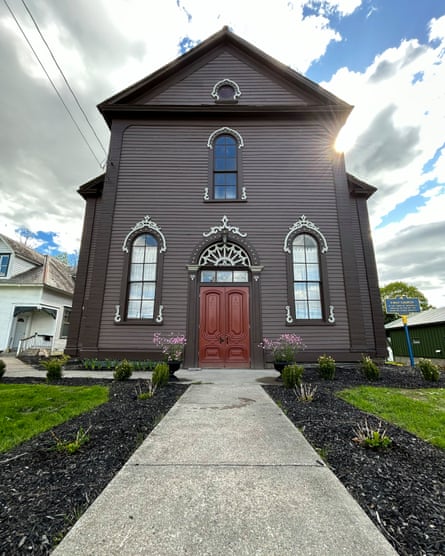 The church in upstate New York bought by Nick Porter and Christiana Peña.